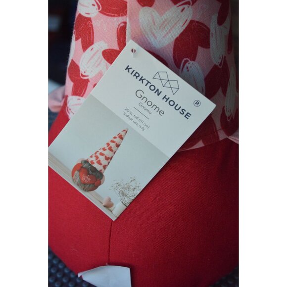 NWT Kirkton House Valentines Day Gnome Decoration With Red I Love You Heart  20" - Picture 4 of 4